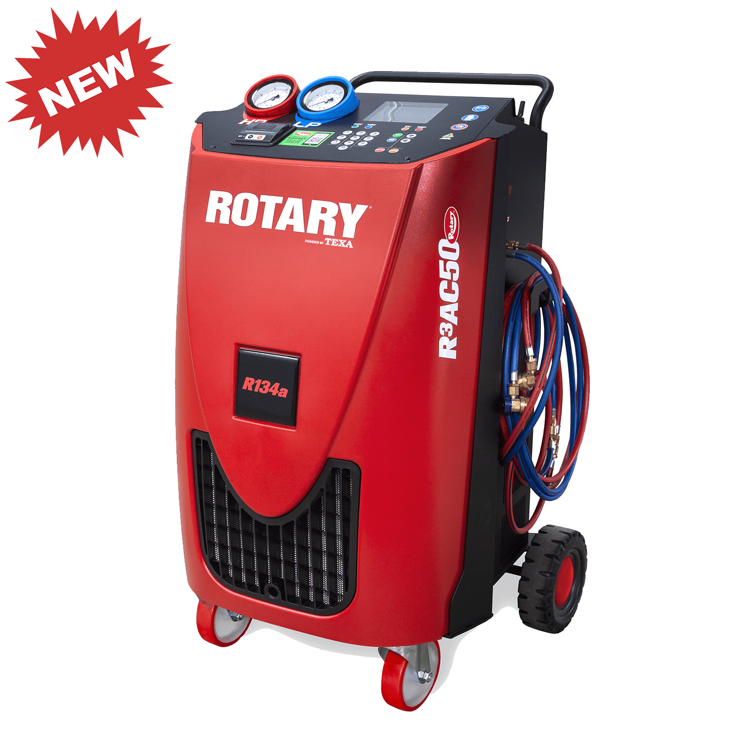Rotary R3AC50 Automatic AC Recovery Machine compatible with R134a refrigerant