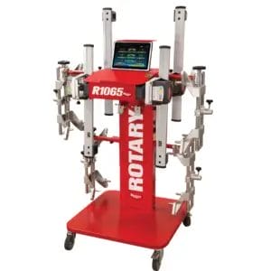 Rotary R1065 advanced 3D wheel alignment system with mobile cart and high-resolution screen for precision alignment
