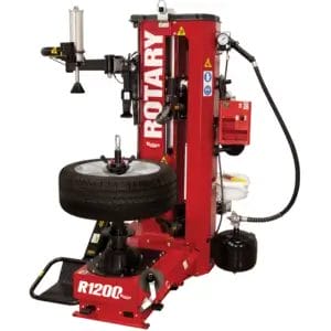 Rotary R1200 leverless tire changer with intelligent assist tools for high-performance and low-profile tires